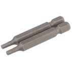 Draper 63990 5mm 1/4" Hex Hexagonal Insert Bit 25mm Long x 2 additional 1