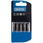 Draper 64015 No.2 1/4" Hex PZ Type Insert Bit 25mm Long x 5 additional 2