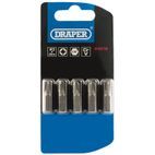 Draper 64016 No.3 1/4" Hex PZ Type Insert Bit 25mm Long x 5 additional 2