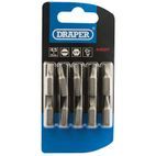 Draper 64027 4.5mm 1/4" Hex Plain Slot Insert Bit 25mm Long x 10 additional 2