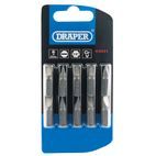 Draper 64031 6mm 1/4" Hex Plain Slot Insert Bit 25mm Long x 10 additional 2