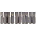 Draper 64034 6.5mm 1/4" Hex Plain Slot Insert Bit 25mm Long x 10 additional 1
