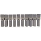 Draper 64046 8mm 1/4" Hex Plain Slot Insert Bit 25mm Long x 10 additional 1