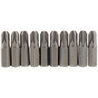 Draper 64057 No.3 1/4" Hex PZ Type Insert Bit 25mm Long x 10 additional 1