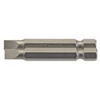 Draper 64094 5.5mm 1/4" Hex Plain Slot Insert Bit 50mm Long x 2 additional 1