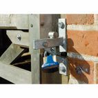 Draper 64165 42mm Solid Brass Padlock and 2 Keys with Hardened Steel Shackle and Bumper additional 2