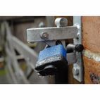 Draper 64178 54mm Laminated Steel Padlock and 2 Keys with Hardened Steel Shackle and Bumper additional 2