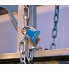 Draper 64181 44mm Laminated Steel Padlock and 2 Keys with Hardened Steel Shackle and Bumper additional 2