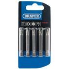 Draper 64283 No.2 1/4" Hex PZ Type Insert Bit 50mm Long x 5 additional 2