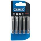 Draper 64290 No.3 1/4" Hex Cross Slot Insert Bit 50mm Long x 5 additional 2