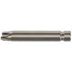 Draper 64313 No.3 1/4" Hex PZ Type Insert Bit 75mm Long x 2 additional 1