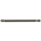 Draper 64366 No.3 1/4" Hex Cross Slot Insert Bit 100mm Long x 1 additional 1