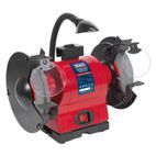 Sealey BG200WL Bench Grinder &amp;#8709;200mm with Work Light 550W/230V additional 1