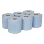 Sealey BLU150 Paper Roll Blue 2-Ply Embossed 150m Pack of 6 additional 1