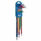 Draper 66134 Metric Coloured Extra Long Hexagon and Ball End Key Set (9 Piece) additional 2
