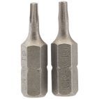 Draper 66427 T9 1/4" Hex TX-STAR&amp;#174; Insert Bit 25mm Long x 2 additional 1