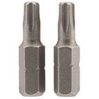 Draper 66431 T25 1/4" Hex TX-STAR&amp;#174; Insert Bit 25mm Long x 2 additional 1