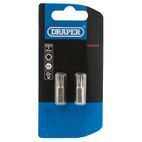 Draper 66434 T27 1/4" Hex TX-STAR&amp;#174; Insert Bit 25mm Long x 2 additional 2