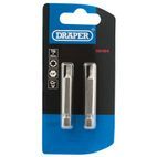 Draper 66484 T8 1/4" Hex TX-STAR&amp;#174; Insert Bit 50mm Long x 2 additional 2