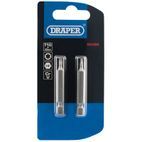Draper 66486 T10 1/4" Hex TX-STAR&amp;#174; Insert Bit 50mm Long x 2 additional 2