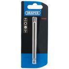 Draper 66908 T9 1/4" Hex TX-STAR&amp;#174; Insert Bit 100mm Long x 1 additional 2