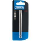 Draper 66938 T25 1/4" Hex TX-STAR&amp;#174; Insert Bit 100mm Long x 1 additional 2