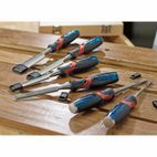 Draper 70419 140mm Soft Grip 'Pound Thru' Bevel Edge Wood Chisel Set (6 Piece) additional 2