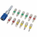 Draper 82401 Coloured Screwdriver Bit Set With Magnetic Holder (13 Piece) additional 2