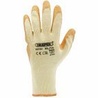 Draper 82751 Pack of Ten, Orange Heavy Duty Latex Coated Work Gloves - ExtraLarge additional 2