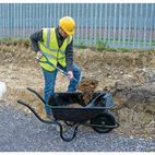 Draper 82755 Metal Tray Contractors Wheelbarrow (85L) additional 2