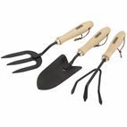 Draper 83993 Carbon Steel Hand Fork, Cultivator and Trowel with Hardwood Handles additional 2
