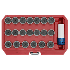Sealey SX217 21pc Locking Wheel Nut Key Set - BMW additional 2