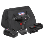 Sealey CP20VPIWKIT Brushless Impact Wrench Kit 1/2"Sq Drive 700Nm 20V - 2 Batteries additional 2