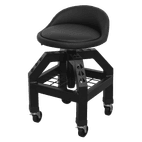 Sealey SCR03B Creeper Stool Pneumatic with Adjustable Height Swivel Seat &amp; Back Rest additional 4