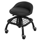 Sealey SCR02B Creeper Stool Pneumatic with Adjustable Height Swivel Seat &amp; Back Rest additional 4