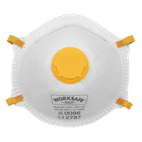 Sealey 9331/10 Cup Mask Valved FFP1 - Pack of 10 additional 2