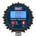 Sealey TST003 Digital Tyre Pressure Gauge with Twin Push-On Connector additional 4