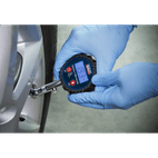 Sealey TST001 Digital Tyre Pressure Gauge with Swivel Head &amp; Quick Release additional 2