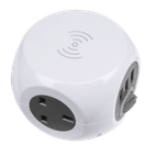 Sealey EL144WC Extension Cable Cube 1.4m 3 x 230V + 3 x USB Sockets &amp; Wireless Charging Pad additional 3