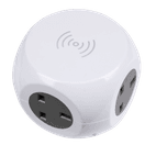 Sealey EL144WC Extension Cable Cube 1.4m 3 x 230V + 3 x USB Sockets &amp; Wireless Charging Pad additional 4
