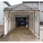 Sealey FGE01 Foldable Garage Extension 2.5 x 4.5 x 2.5m additional 5