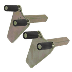 Sealey FPSFC Fork Cradle Supports for Front Paddock Stands additional 1