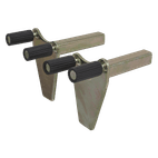 Sealey FPSFC Fork Cradle Supports for Front Paddock Stands additional 2