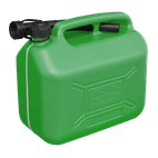 Sealey JC10PG Fuel Can 10L - Green additional 1