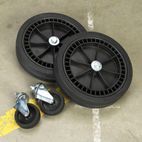 Sealey COMPKIT5 Wheel Kit for Fixed Compressors - 2 Castors &amp; 2 Fixed additional 2