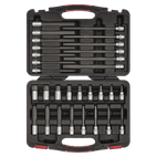 Sealey AK89000 Hex Socket Bit Set 30pc 3/8"Sq Drive - Platinum Series additional 2