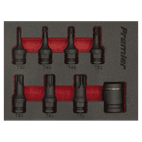 Sealey AK5621 Impact TRX-Star* Socket Bit Set 8pc 3/8"Sq Drive additional 3