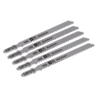 Sealey SJBT127D Jigsaw Blade Aluminium 100mm 8tpi - Pack of 5 additional 1