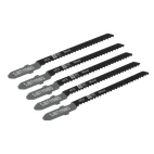 Sealey SJBT119BO Jigsaw Blade General Wood 75mm 12tpi - Pack of 5 additional 1
