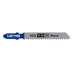 Sealey SJBT118B Jigsaw Blade Metal 92mm 11-14tpi - Pack of 5 additional 3